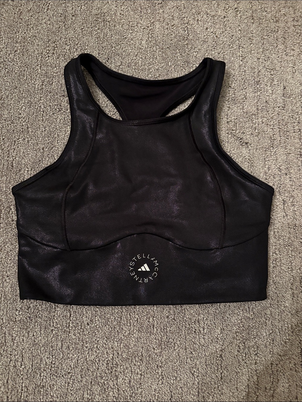 NWT Adidas by Stella McCartney black sports bra